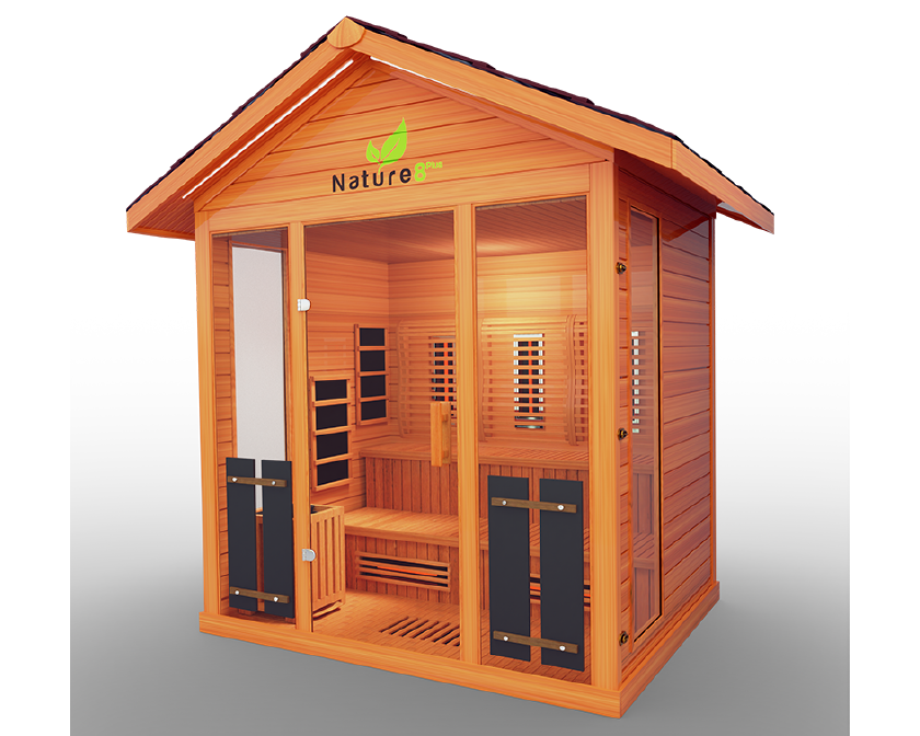 Medical Breakthrough Nature 8 - Hybrid Outdoor Sauna - 4+ Person
