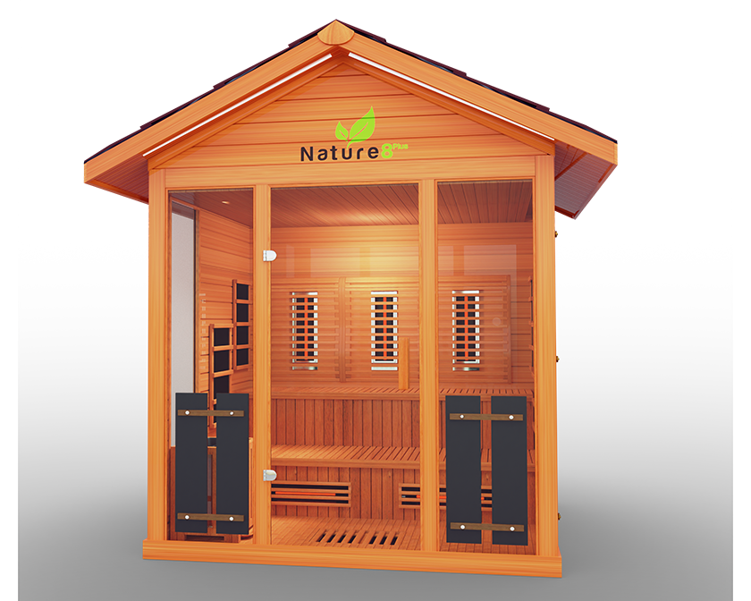 Medical Breakthrough Nature 8 - Hybrid Outdoor Sauna - 4+ Person