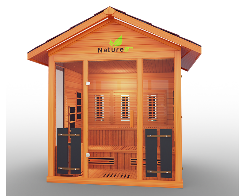 Medical Breakthrough Nature 8 - Hybrid Outdoor Sauna - 4+ Person