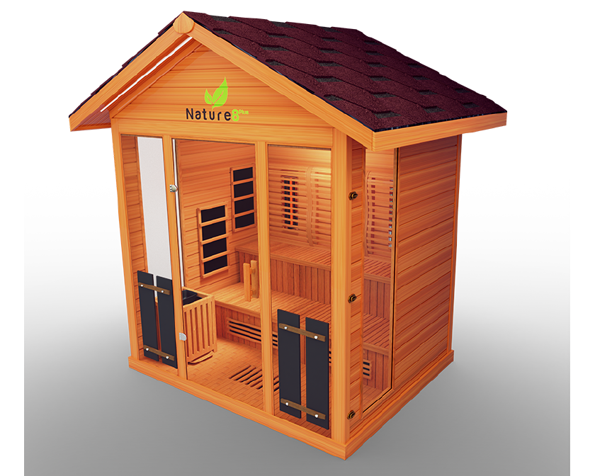 Medical Breakthrough Nature 8 - Hybrid Outdoor Sauna - 4+ Person