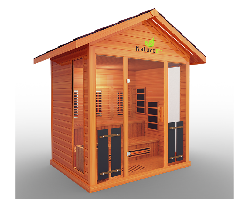 Medical Breakthrough Nature 8 - Hybrid Outdoor Sauna - 4+ Person