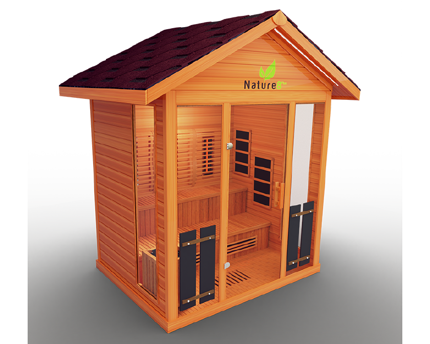 Medical Breakthrough Nature 8 - Hybrid Outdoor Sauna - 4+ Person