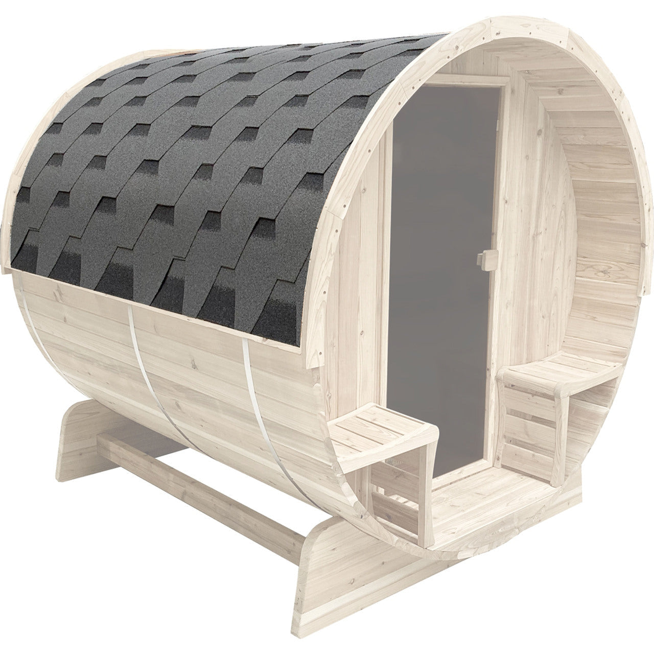 Aleko Weather-Resistant Bitumen Roof Shingle for Barrel Saunas -83x72x75