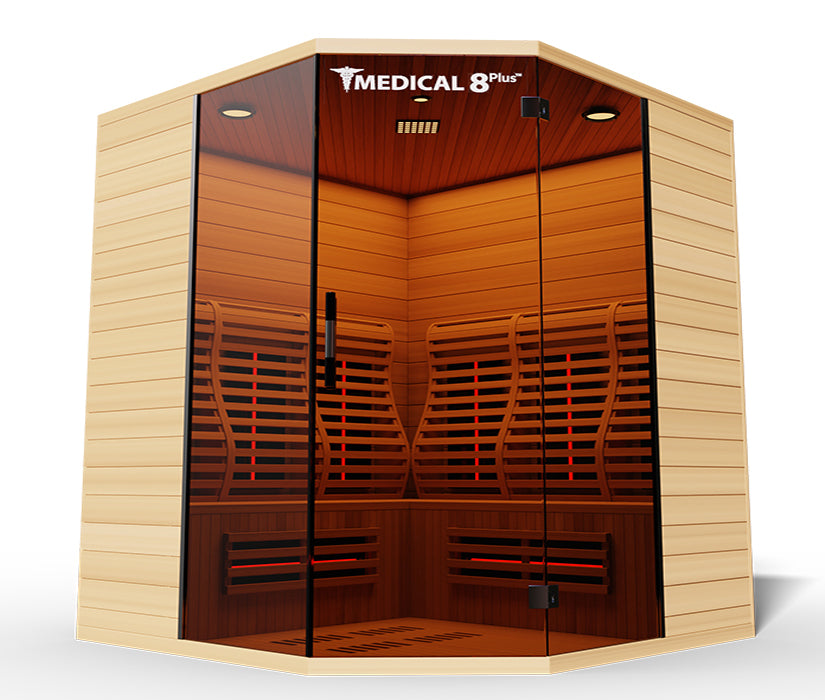 Medical Breakthrough 8 Plus Ver 2.0 Ultra Full Spectrum Sauna - 4+ Person