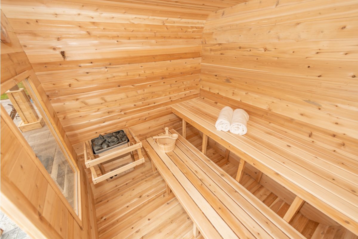 Dundalk Leisure Canadian Timber Luna Traditional Outdoor Sauna CTC22LU