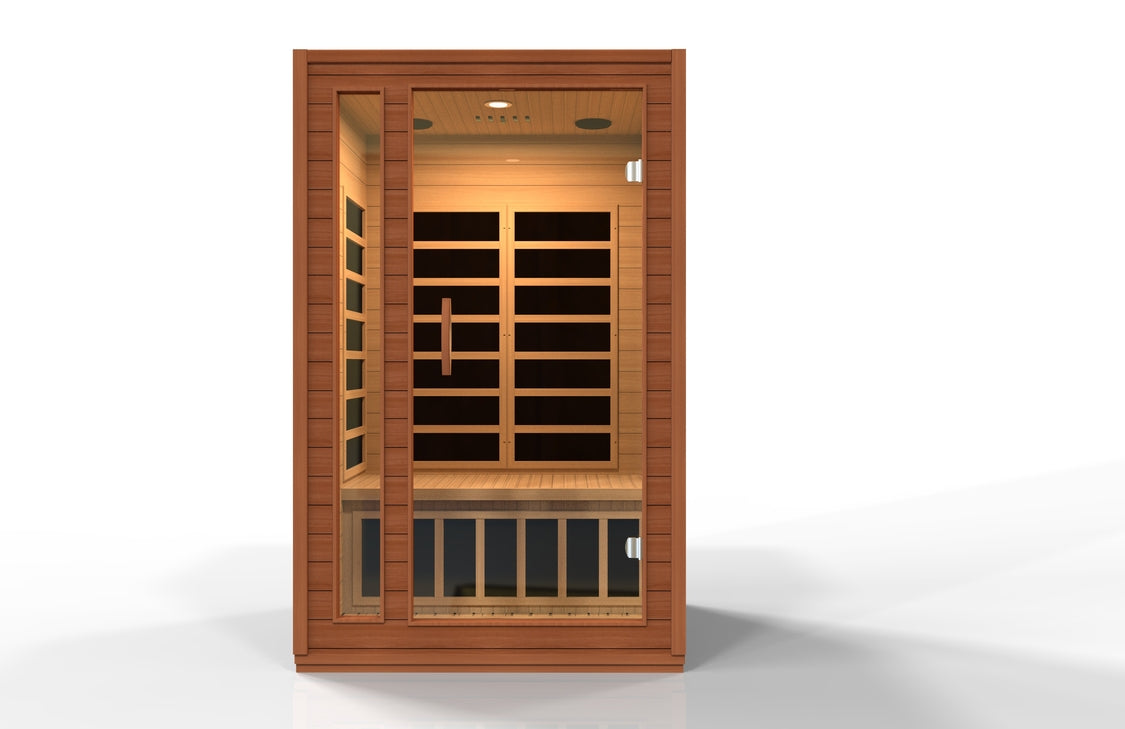 Golden Designs Dynamic Cordoba Elite 2-person Ultra Low EMF FAR Infrared Sauna