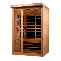 Golden Designs Dynamic Llumeneres 2 Person Ultra Low EMF FAR Infrared Sauna