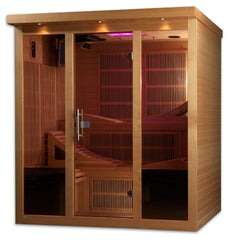 Golden Designs Monaco 6-person PureTech™ Near Zero EMF FAR Infrared Sauna