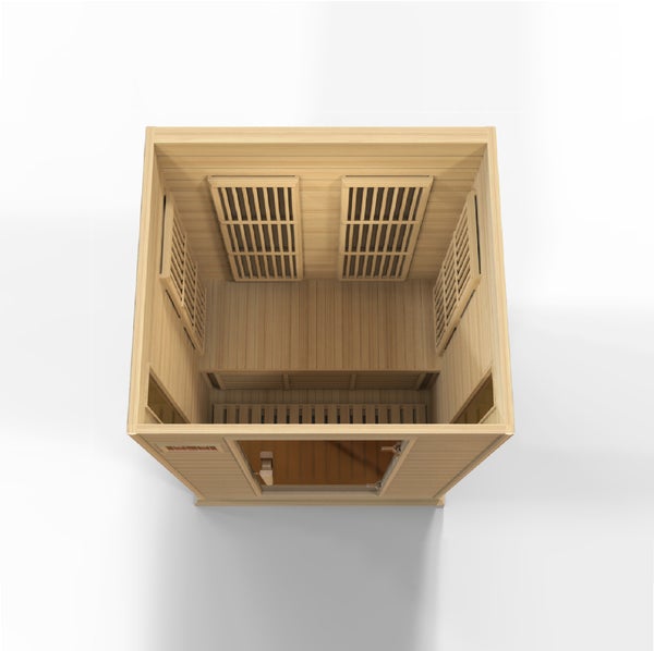 Golden Designs Maxxus Low EMF FAR Infrared Sauna Canadian Hemlock