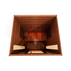 Golden Designs Maxxus 2 Person Full Spectrum Infrared Sauna - Canadian Red Cedar