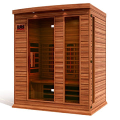 Golden Design Maxxus 3 Person Full Spectrum Infrared Sauna - Canadian Red Cedar