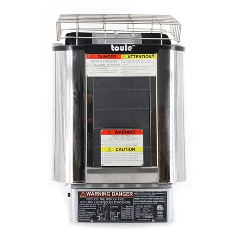 Aleko TOULE ETL Certified Wet Dry Sauna Heater Stove - Wall Digital Controller - 3KW
