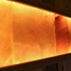 Aleko Himalayan Pink Crystal Sauna LED Salt Brick Wall Panel - 62 inches