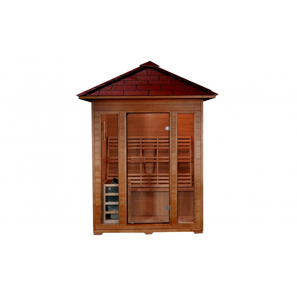 Sunray Eagle Outdoor 2 Person Outdoor Sauna w/Ceramic Heaters -HL200DS