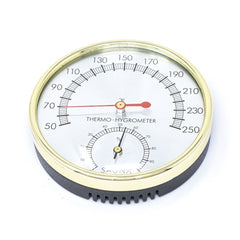 Aleko Stainless Steel Thermo-Hygrometer - Temperature Range - 50F to 250F