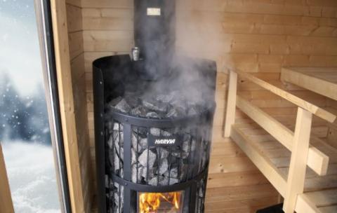 Harvia GreenFlame Series 15.9kW Wood Sauna Stove